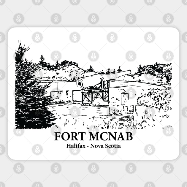 Fort McNab - Halifax NS Magnet by Lakeric